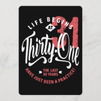 Das Leben beginnt mit 31 | 31. Geburtstag