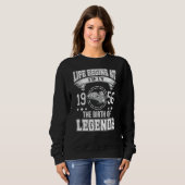 Das Leben beginnt mit 50 Jahren 1956 mit der Gebur Sweatshirt (Vorne ganz)
