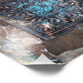 Das Leben beginnt mit dem Ende Ihres Comfort Zone Fotodruck (Ecke)