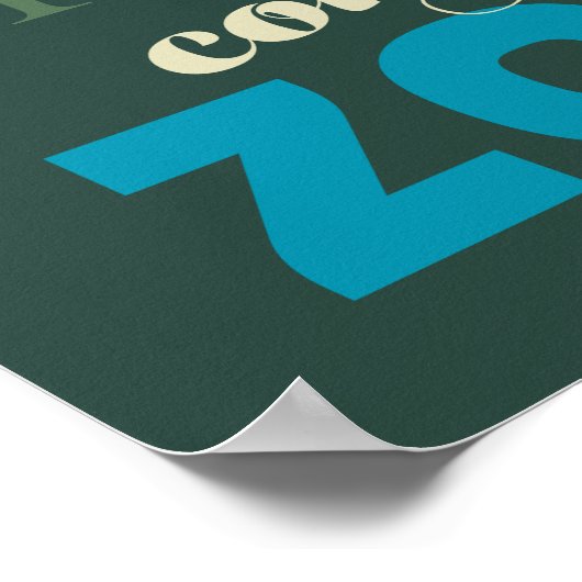 Das Leben beginnt mit inspirierendem Zitat-Typogra Poster (Ecke)