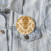 Das Leben beginnt mit Kaffee Button (Beispiel)