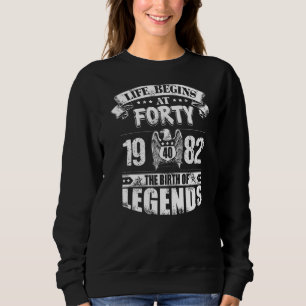 Das Leben beginnt mit vierzig 1982 mit der Geburt  Sweatshirt