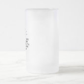 Das Leben beginnt mit vierzig Mattglas Bierglas (Mittel)