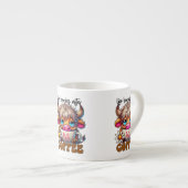 Das Leben beginnt nach dem Kaffee Espressotasse (Vorderseite Rechts)