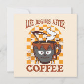 Das Leben beginnt nach dem Kaffee - Hexenhaus (Vorderseite)