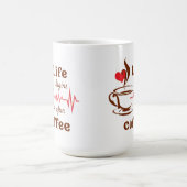 Das Leben beginnt nach dem Kaffee Kaffeetasse (Mittel)