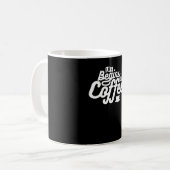 Das Leben beginnt nach dem Kaffee Kaffeetasse (Vorderseite Links)