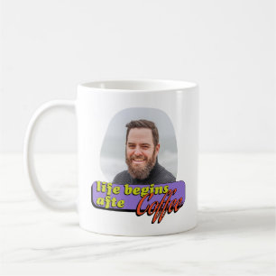 das Leben beginnt nach dem Kaffee Kaffeetasse