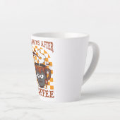 Das Leben beginnt nach dem Kaffee Milchtasse (Rechte Ecke)