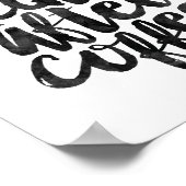 Das Leben beginnt nach dem Kaffee Poster (Ecke)