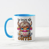 Das Leben beginnt nach dem Kaffee Tasse (Links)