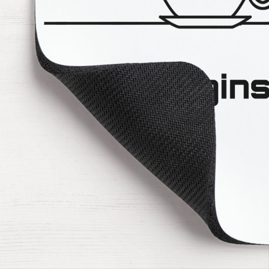 Das Leben beginnt nach dem Kaffeepause Mousepad (Ecke)