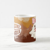 Das Leben beginnt nach der Tasse des Kaffees (Mittel)