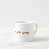 Das Leben beginnt nach Espresso Espressotasse (Vorderseite Rechts)