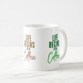 Das Leben beginnt nach Kaffeetasse (VorderseiteRechts)