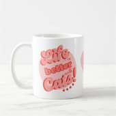 Das Leben bei der Tasse von Katzen ist besser (Links)