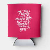 Das Leben bei einem inspirierenden Reisekostenvora Dosenkühler (Vorderseite)