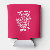 Das Leben bei einem inspirierenden Reisekostenvora Dosenkühler (Rückseite)