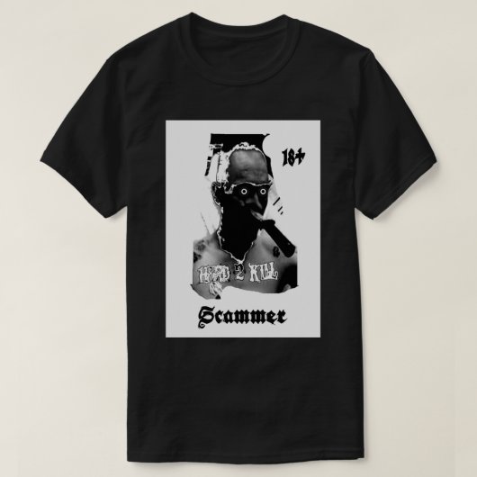 Das Leben bei hartem 2 Todesangst ist ein Betrug T-Shirt (Design vorne)