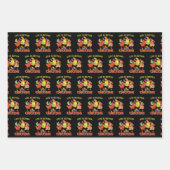 Das Leben bei Hühnern ist besser Geschenkpapier Set (Vorderseite)