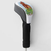 Das Leben bei Hühnern ist besser Golf Headcover (angewinkelt)