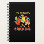 Das Leben bei Hühnern ist besser Planer (Vorderseite)