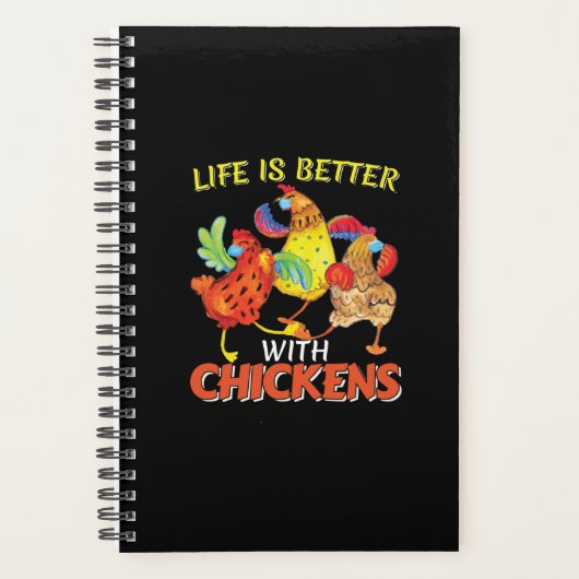 Das Leben bei Hühnern ist besser Planer (Vorderseite)