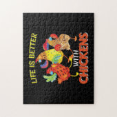 Das Leben bei Hühnern ist besser Puzzle (Vertikal)