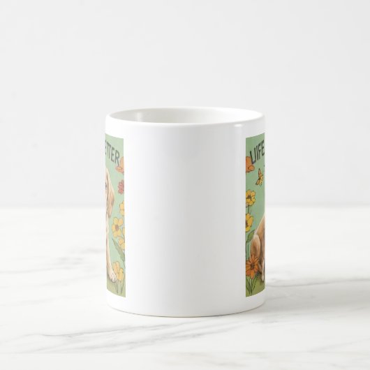 Das Leben bei Hunden ist besser Kaffeetasse (Mittel)