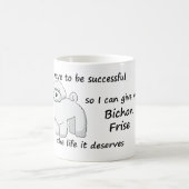 Das Leben Bichon Frise verdient Kaffeetasse (Mittel)