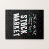 Das Leben der Anleger ist am Aktienmarkt besser Puzzle (Horizontal)