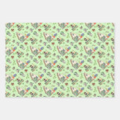 Das Leben der farbenfrohen Gärtner Geschenkpapier Set (Vorderseite)