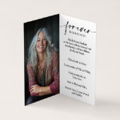 Das Leben der Gedenkkarte Visitenkarten (Innenseite)