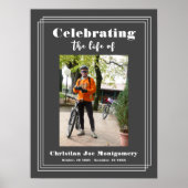 Das Leben der Gray Foto Beerdigung feiern Poster (Vorne)