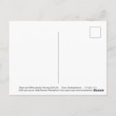 Das Leben der großen Dodekaeder Postkarte (Rückseite)