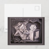 Das Leben der großen Dodekaeder Postkarte (Vorne/Hinten)
