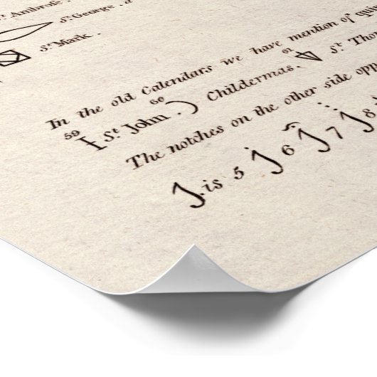 Das Leben der Heiligen Poster (Ecke)