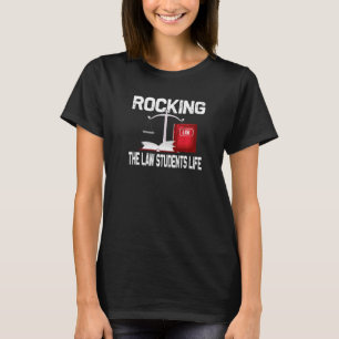 Das Leben der Jurastudenten rocken - Funny Law Stu T-Shirt
