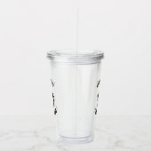 Das Leben, der Kaffee hilft - für den Kaffee Lover Acryltrinkbecher (Rechts)