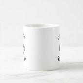 Das Leben, der Kaffee hilft - für den Kaffee Lover Kaffeetasse (Mittel)