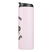 Das Leben, der Kaffee hilft - für den Kaffee Lover Thermosbecher (Nach rechts gedreht)