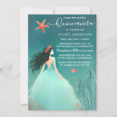 Das Leben der Meeresfische unter dem Meer Quincean Einladung (Vorderseite)