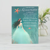 Das Leben der Meeresfische unter dem Meer Quincean Einladung (Stehend Vorderseite)