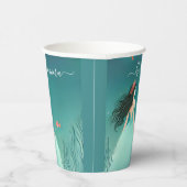 Das Leben der Meeresfische unter dem Meer Quincean Pappbecher (Rechts)