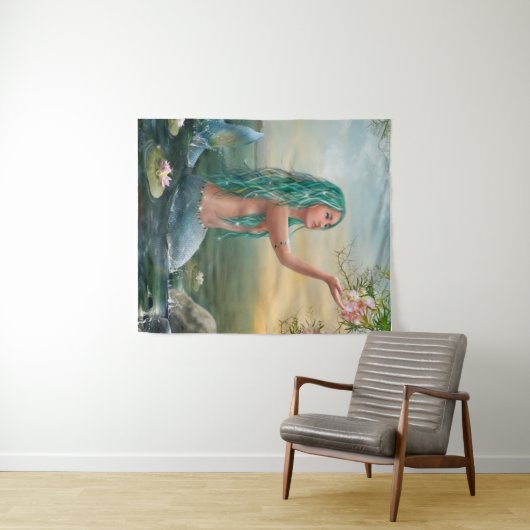 Das Leben der Meerjungfrau Wandteppich (Beispiel (Horizontal))