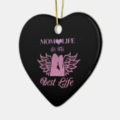 Das Leben der Mutter ist das beste Keramik Ornament (Links)
