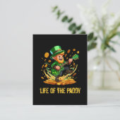 Das Leben der Paddy, St. Patrick's Day Begleitkarte (Stehend Vorderseite)