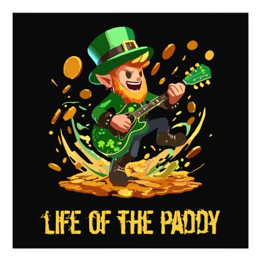 Das Leben der Paddy, St. Patrick's Day Fotodruck (Vorne)