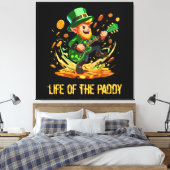 Das Leben der Paddy, St. Patrick's Day Leinwanddruck (Insitu (Schlafzimmer))