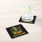 Das Leben der Paddy, St. Patrick's Day Rechteckiger Pappuntersetzer (Vor Ort)